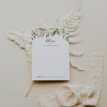 White Winter Peony Blommigt Bröllop Rådkort<br><div class="desc">Detta vita vinterpeony blommigt bröllop-avrådningskort är perfekt för ett modernt bröllop. Utformningen har vackra, handdragna vita peonier som buntas till små buketter med burgundknoppar och grönt löv. De här korten är perfekter för bröllop, möhippa, babydusch, studentfest och mycket mer. Anpassa korten med namn från bruden och brudgummen, blivande föräldrar eller...</div>