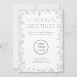 White Winter Sparkle Julkort