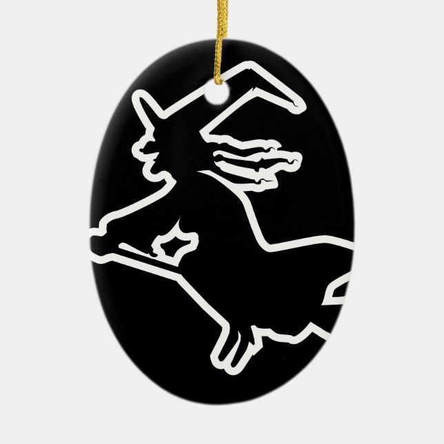 White Witch Julgransprydnad Keramik (Framsidan)