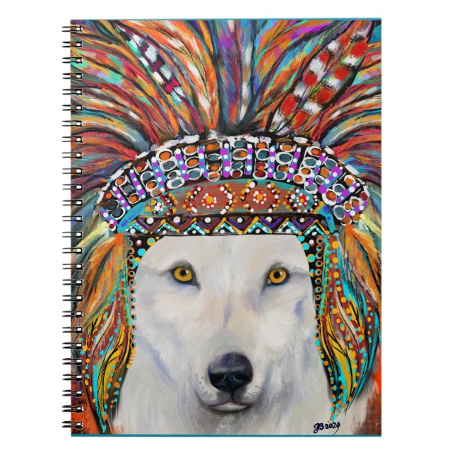 White Wolf Konst Anteckningsbok (Framsidan)