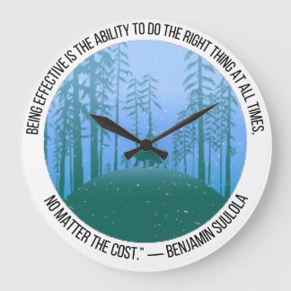 White Wolves Guild Clock Stor Klocka