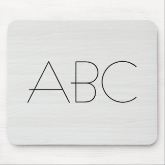 White Wood Grain Struktur Monogram Musmatta