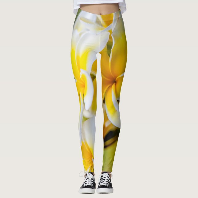 White & Yello Leggings (Framsida)