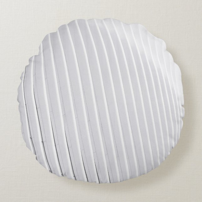White yta rund kudde (Framsidan)