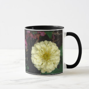 White Zinnia Mugg