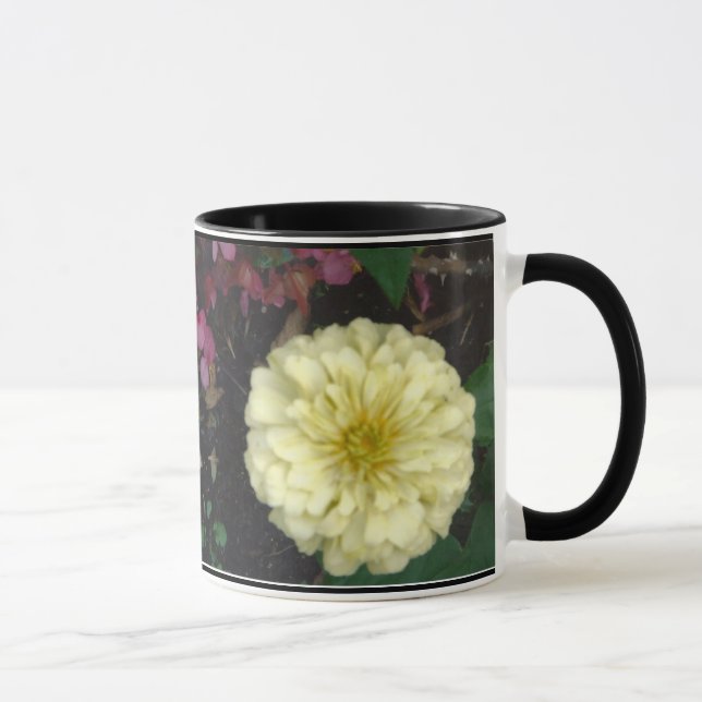 White Zinnia Mugg (Höger)