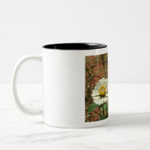 White Zinnia och Red Zinnia Mugg