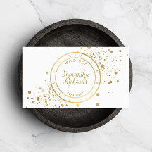 White Zodiac Astrology Guld Stars