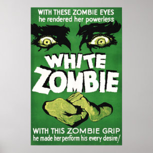 White Zombie 1932 Vintage poster