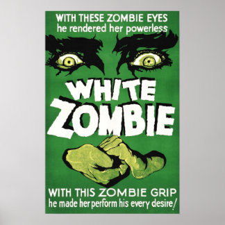 White Zombie 1932 Vintage poster