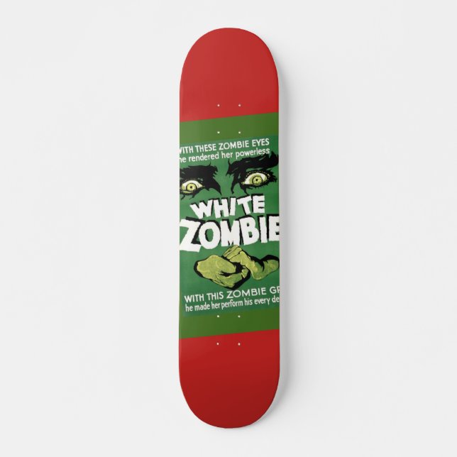 White Zombie Classic Horror Movie Skateboard Deck (Framsida)