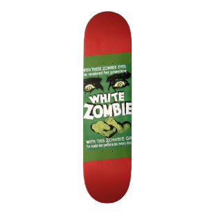 White Zombie Klassisk Skräckfilms Skateboarddäck Mini Skateboard Bräda 18,5 Cm