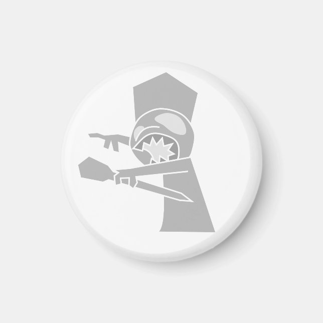 White Zombie Kung Magnet (Framsidan)