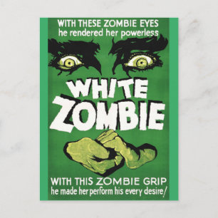White Zombie - Vintage film Vykort