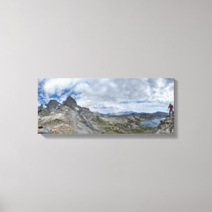 Whitebark Pass Nydiver till Garnet Sjö - Sierra Canvastryck