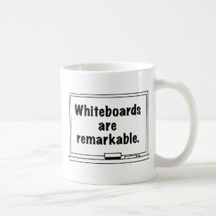Whiteboard är anmärkningsvärd kaffemugg