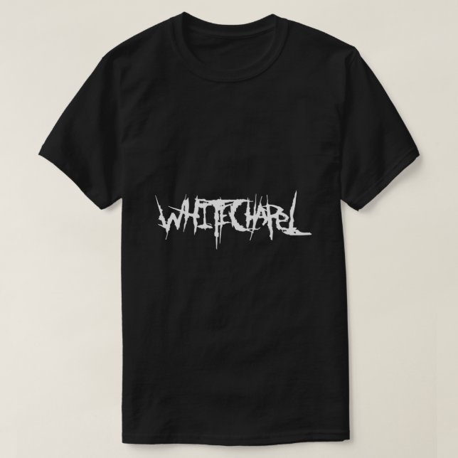 Whitechapel Logotyp Deathcore Classic T-Shirt (Design framsida)