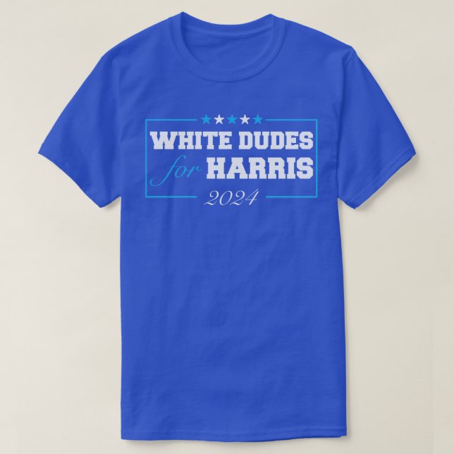 whitedudesforharris 14 t shirt (Design framsida)