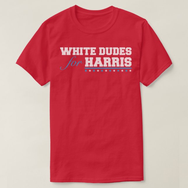 whitedudesforharris Tapestry T Shirt (Design framsida)