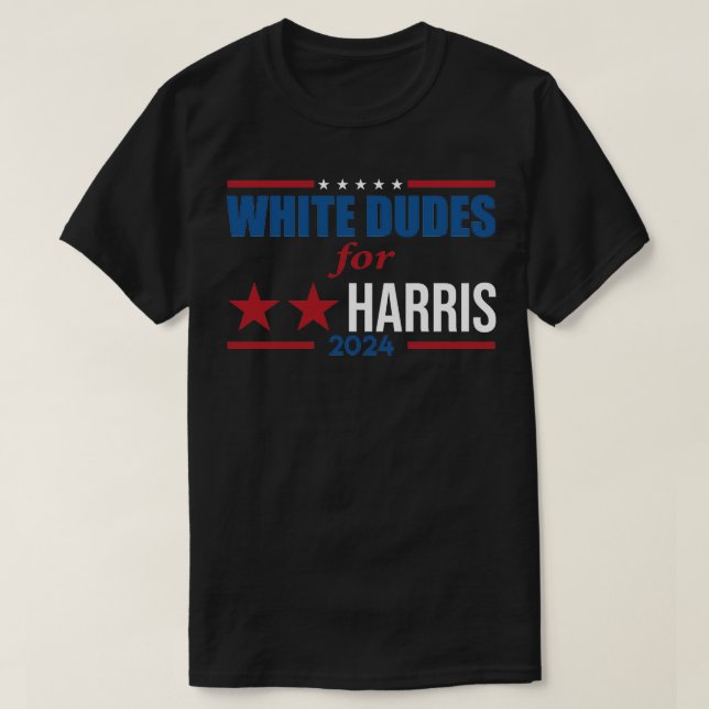 WhiteDudesForKamala 1 T Shirt (Design framsida)