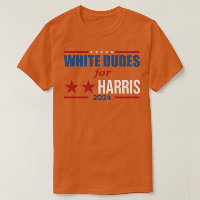 WhiteDudesForKamalaHarris T Shirt (Design framsida)