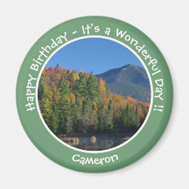 Whiteface Mountain, Adirondack Autumn Party Magnet