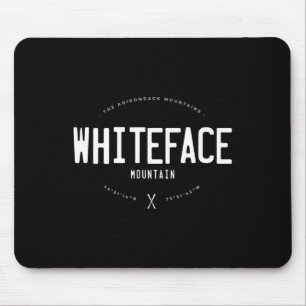Whiteface Mountain New York Grafisk Distressed Vin Musmatta