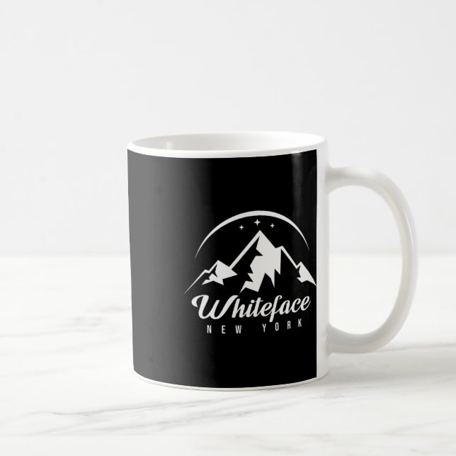 Whiteface Mountain New York Ski Resort Skiing Snö Kaffemugg (Höger)