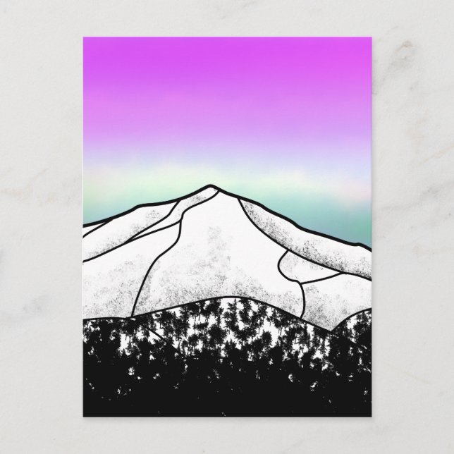 Whiteface Mountain New York Vykort (Framsida)