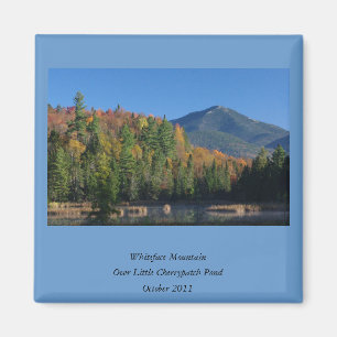 Whiteface Mountain över Little Cherrypatch Pond Magnet