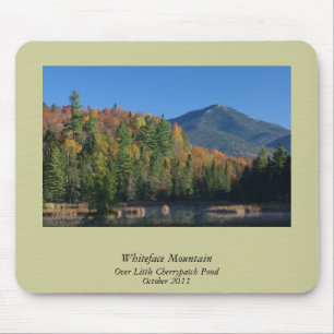 Whiteface Mountain över Little Cherrypatch Pond Musmatta