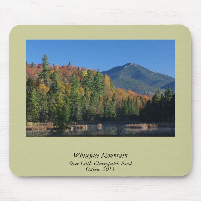 Whiteface Mountain över Little Cherrypatch Pond Musmatta (Framsidan)