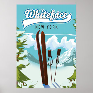 Whiteface New York till Ski Poster