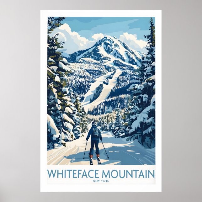 Whiteface New York Tryck 1 (Framsidan)