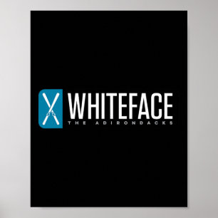 Whiteface Ny Mountain Skidåkning Poster