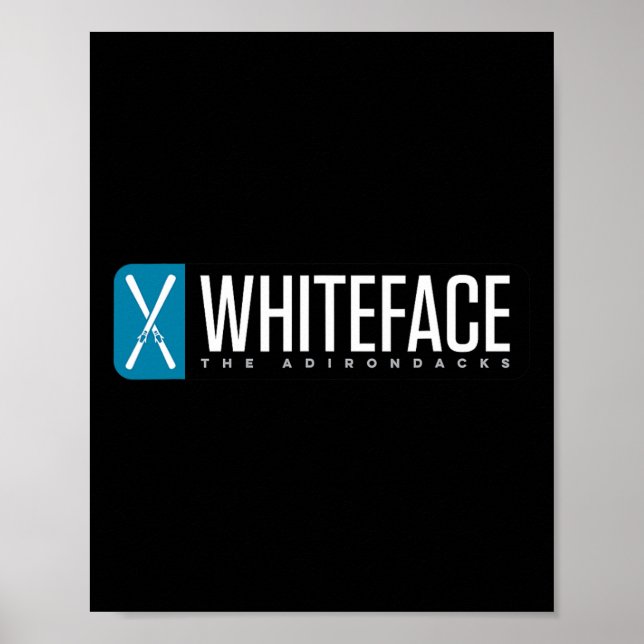 Whiteface Ny Mountain Skidåkning Poster (Framsidan)