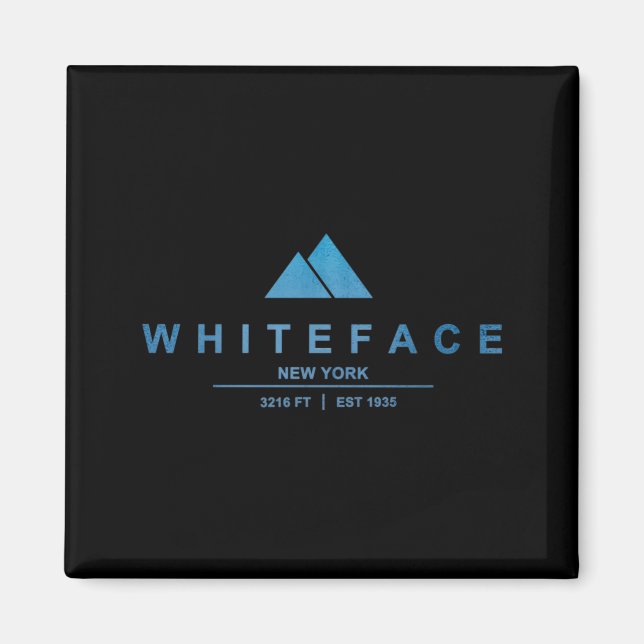 Whiteface Ski Resort New York  Magnet (Framsidan)