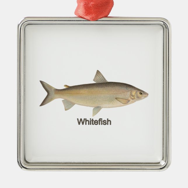 Whitefish Julgransprydnad Metall (Framsidan)