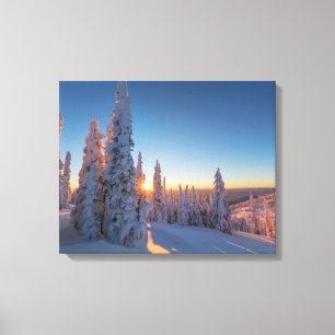 Whitefish, Montana Canvastryck