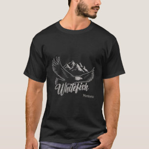 Whitefish Montana Fjäll Vandring Utomhus T Shirt