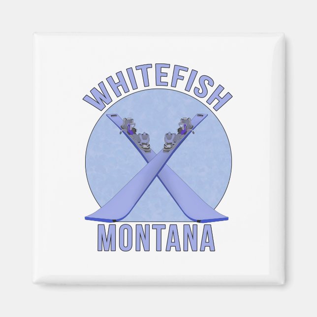 Whitefish, Montana Magnet (Framsidan)