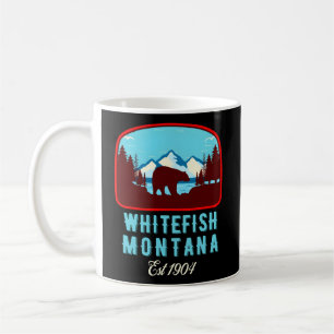 Whitefish Montana Vild Bear Mountain Kaffemugg