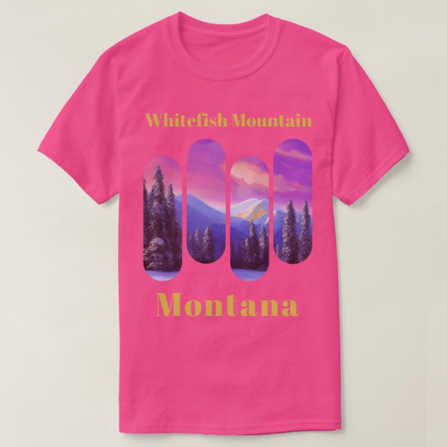 Whitefish Mounana 3 T Shirt (Design framsida)