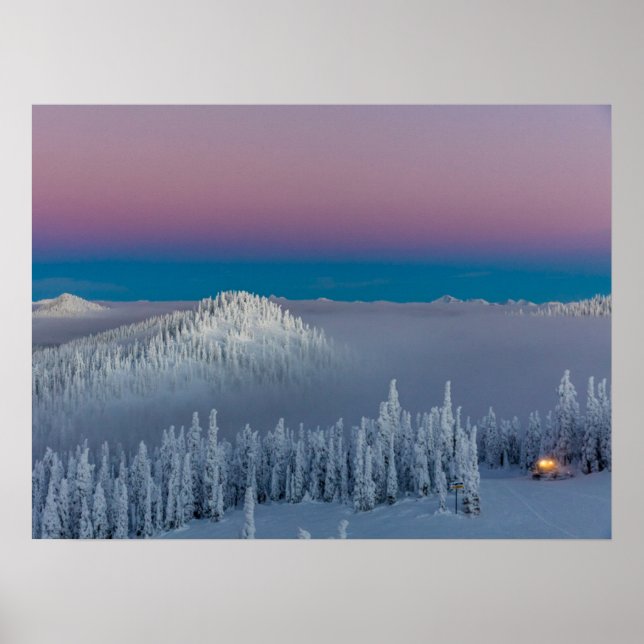 Whitefish Mountain Resort i Whitefish, Montana Poster (Framsidan)