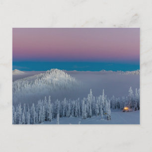 Whitefish Mountain Resort i Whitefish, Montana Vykort