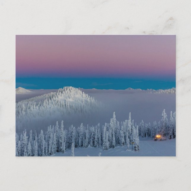 Whitefish Mountain Resort i Whitefish, Montana Vykort (Framsida)