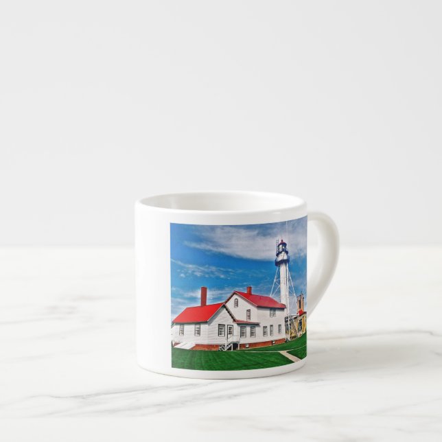 Whitefish Point Lighthouse espresso mugg Espressomugg (Framsida höger)