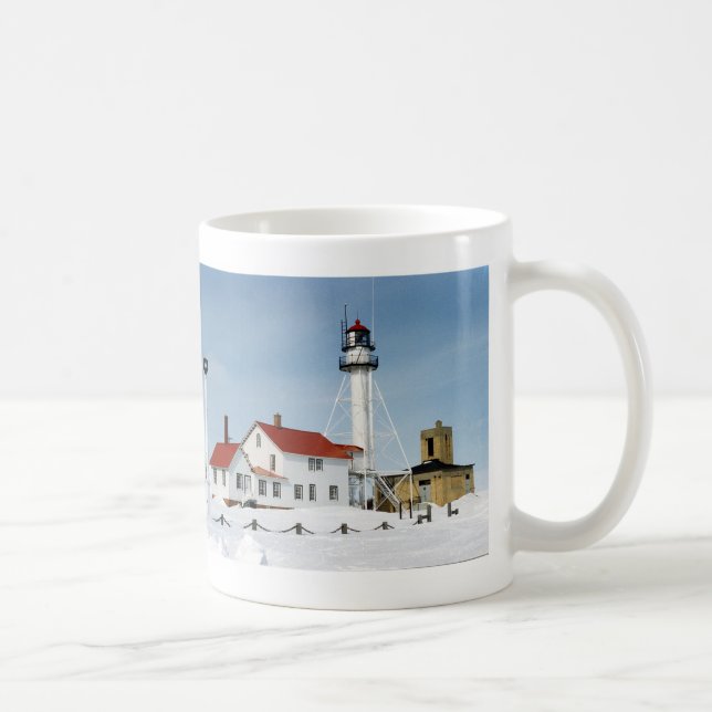 Whitefish Point Lighthouse-historik mugg (Höger)