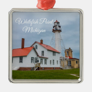 Whitefish Point Lighthouse Julgransprydnad Metall