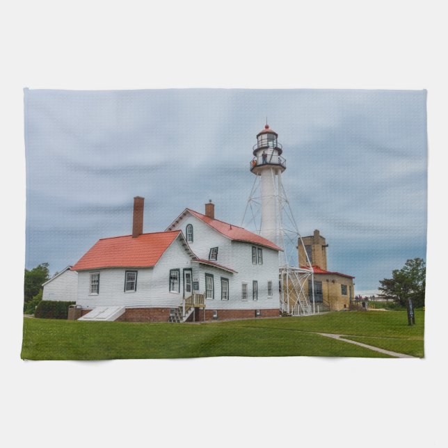 Whitefish Point Lighthouse Kökshandduk (Horisontell)